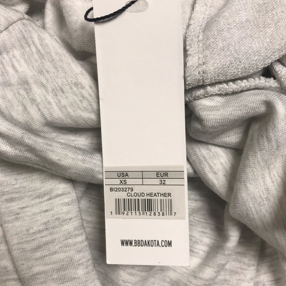 BB DAKOTA Lazy Sunday Cloud Heather Culottes Size X Small - Picture 8 of 8